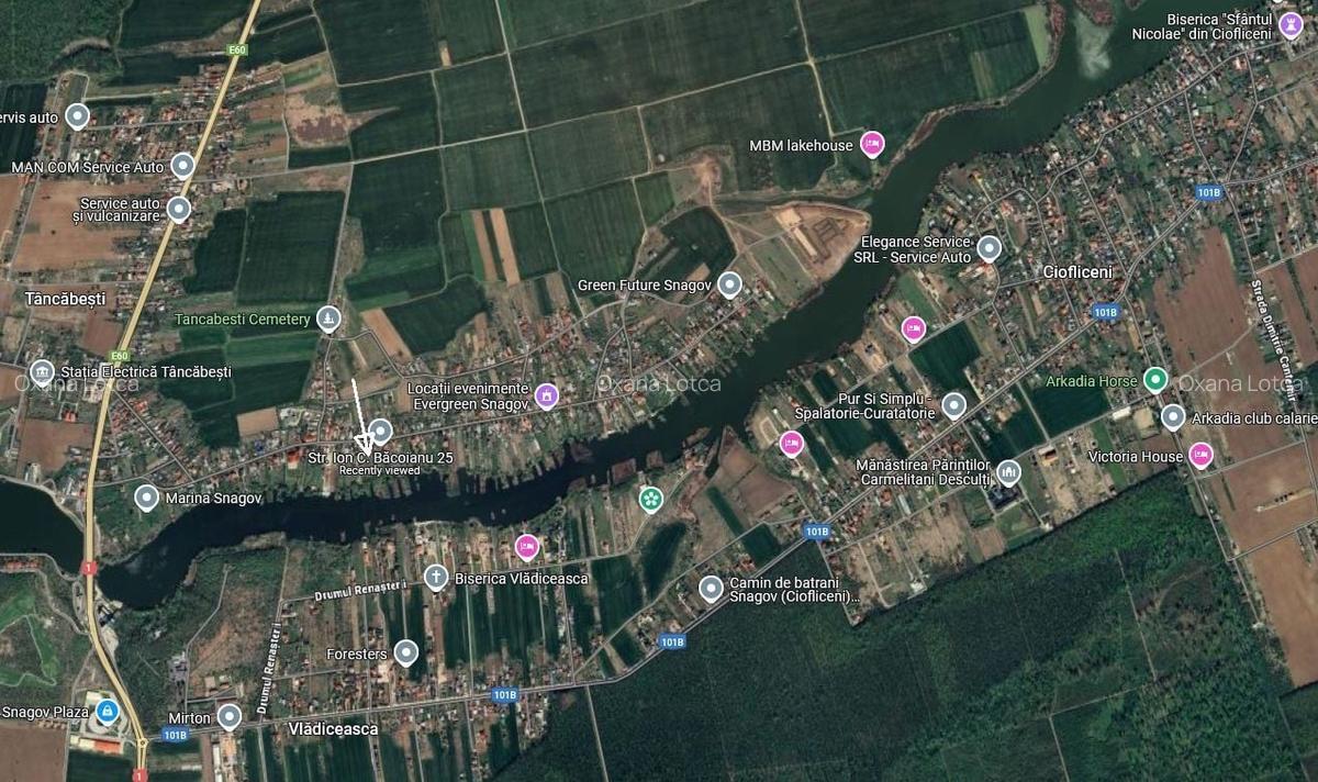 Teren 2000 mp cu deschidere 20 m la Lac Snagov  /  Zona Premium in Dezvoltare - 3