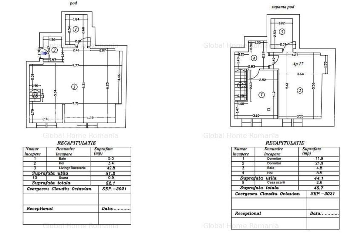 Duplex 3 Camere | Zona Obor - Str. Otesani Tei | Premium| Parcare - 8