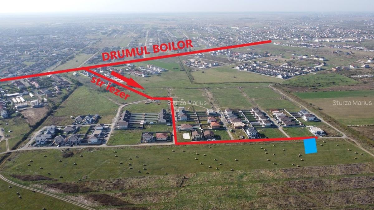 Parcela in cartier Serena 3 cu toate utilitatile strada Flautului - 1
