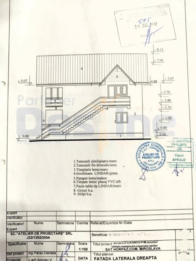 Horpaz Casa individuala P+M 208 mp utili + 650 mp teren + gradina - 14