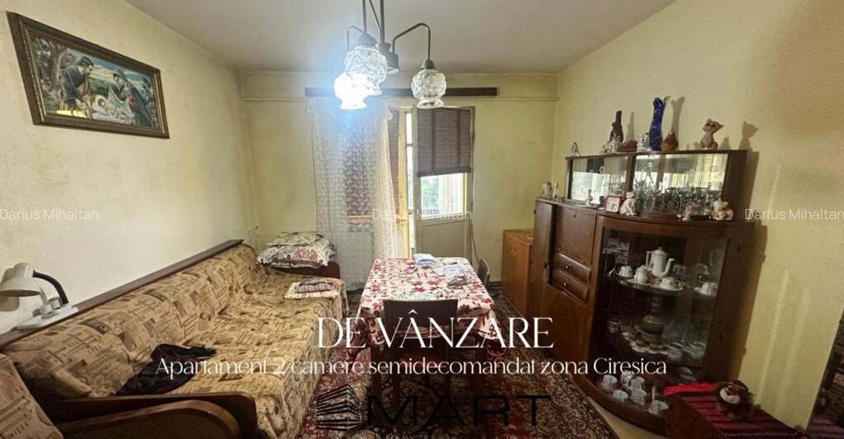 Apartament 2 camere semidecomandat zona Ciresica - 1 Apartament 2 camere semidecomandat zona Ciresica - 1