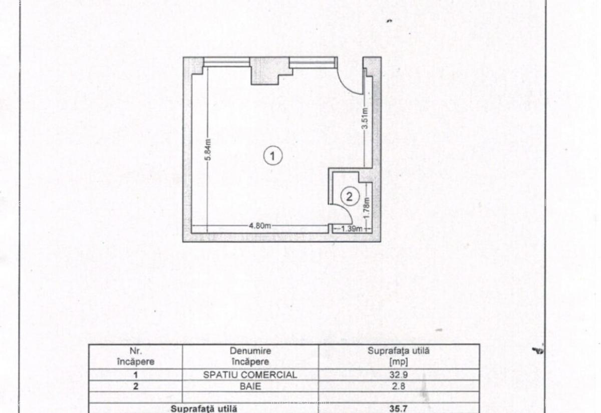 Spa?iu Comercial 35 mp Zona Stadion Vad Excelent - 3