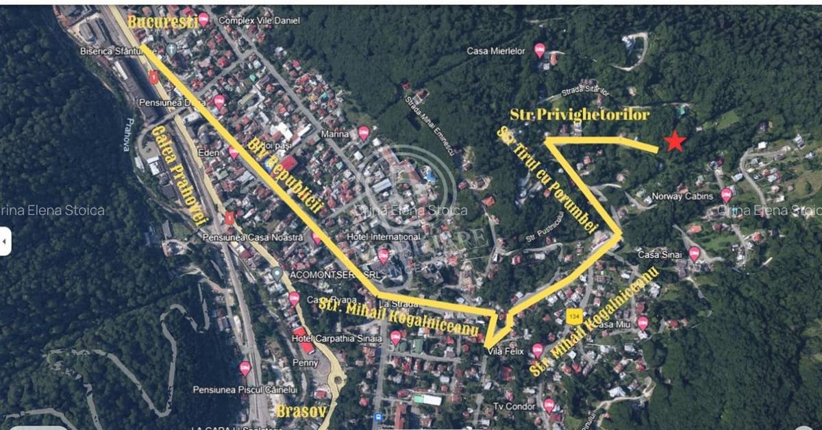 Sinaia- Teren de Vanzare- 477 mp Comision 0% - 4