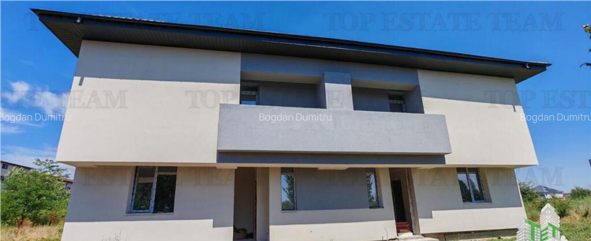 Vila individuala cuplata 5 camere, P 1 M, incalzire in pardo - 1