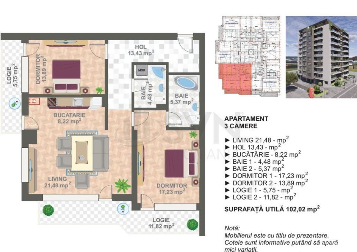 Dezvoltator Marriott 3 Camere Imobil Nou - 5