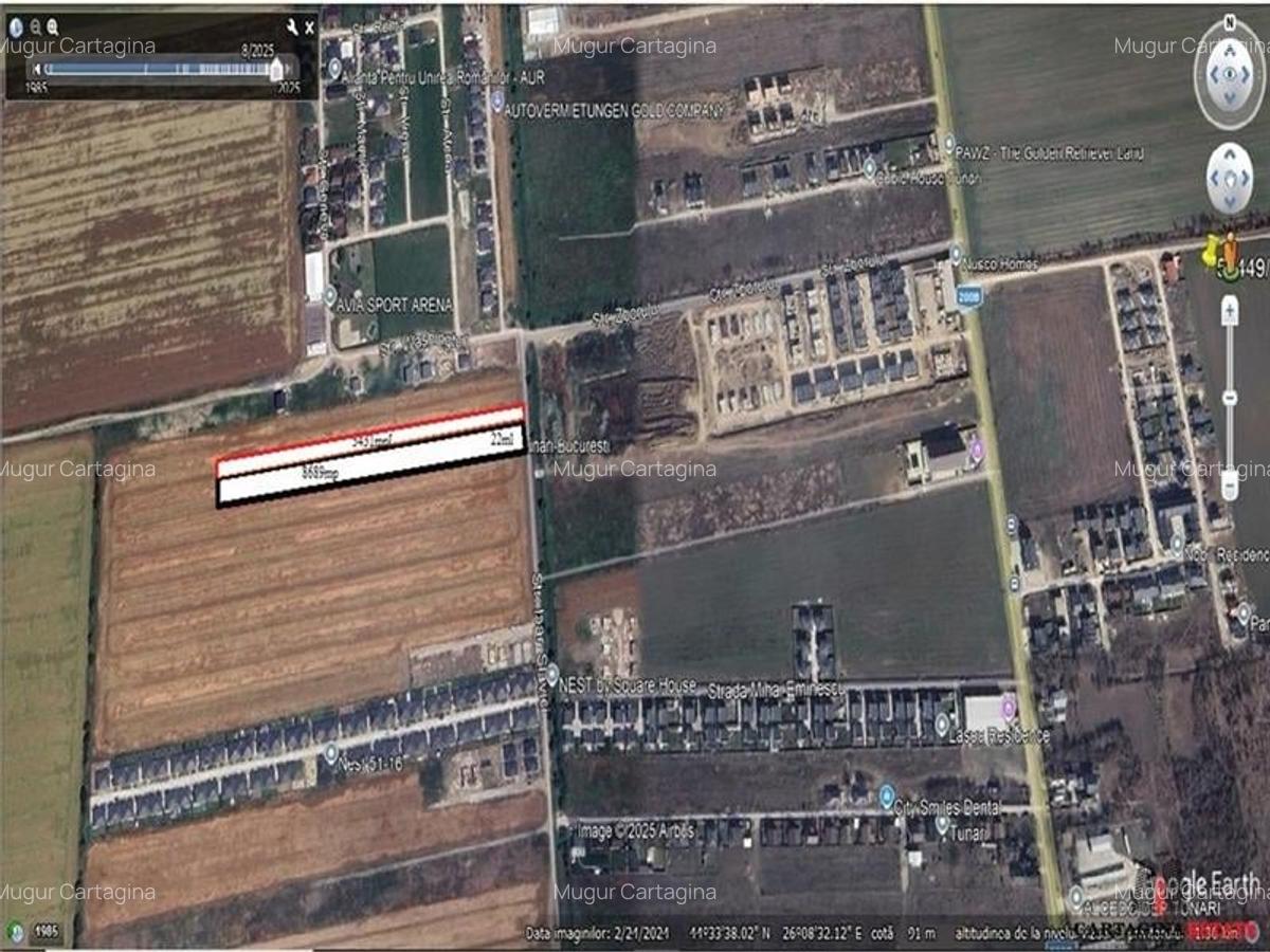 Teren 10400mp / Tunari / tarlaua 23 / ansamblului Nusco Homes - 1