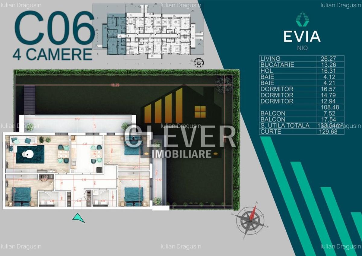 Apartament Premium 4 Camere-Gradina Proprie 130mp - 1