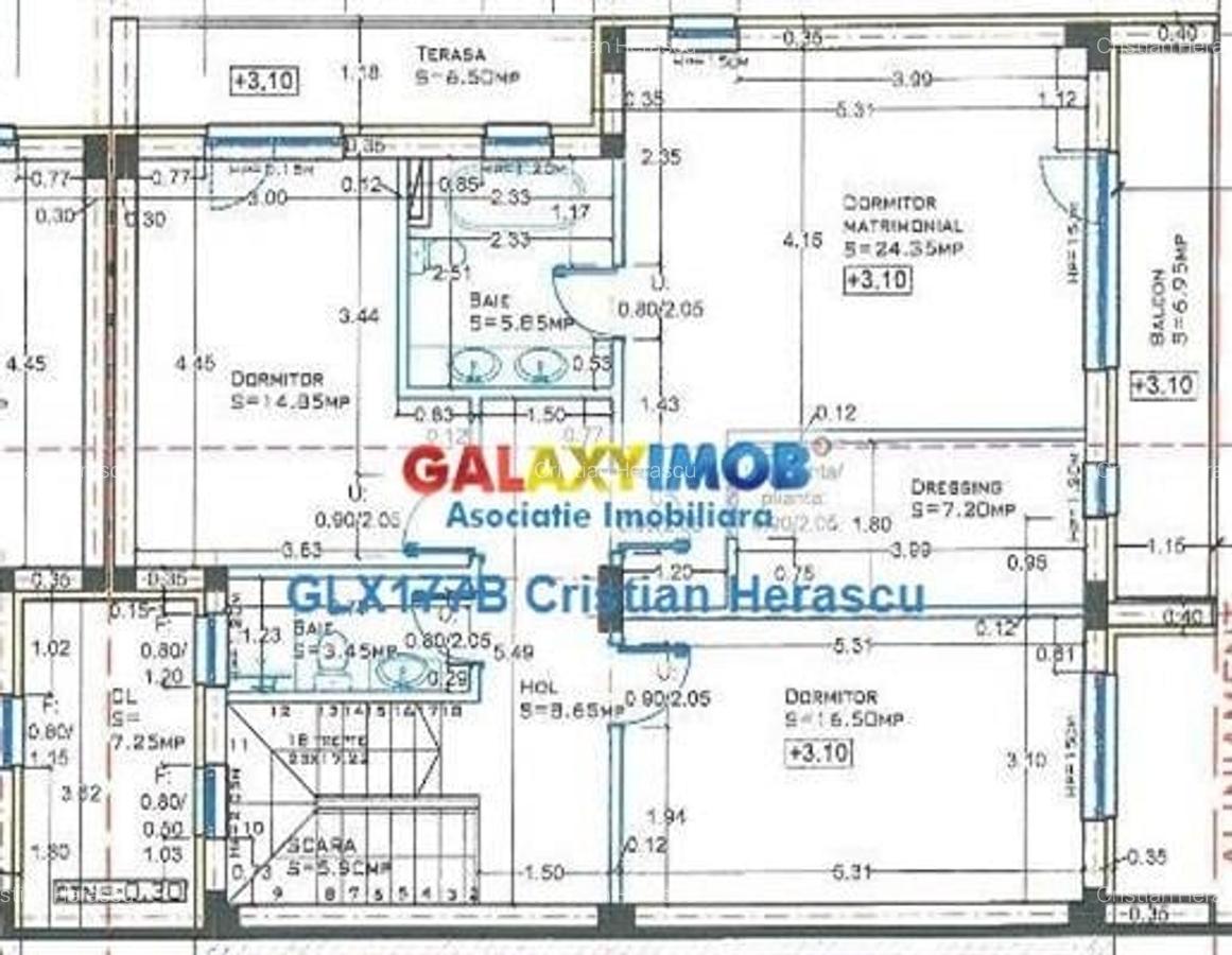 Apartament cu 3 camere decomandat în Bucureștii Noi - 22