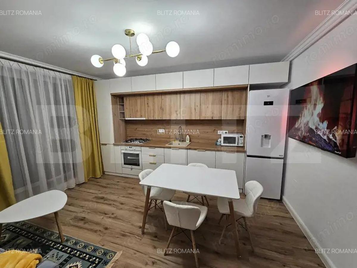 Apartament super finisat si mobilat, 42 mp, dressing, zona Beta, Iris - 2