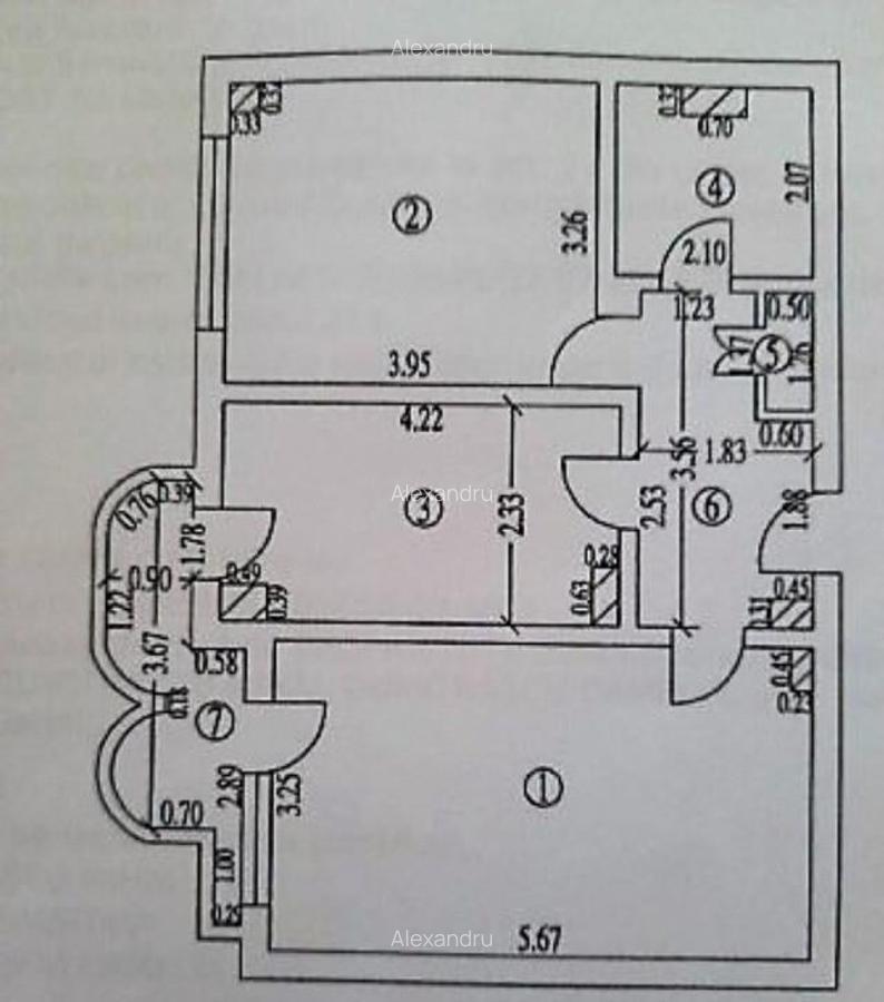 Apartament cu 2 camere in I. C. Frimu - 1