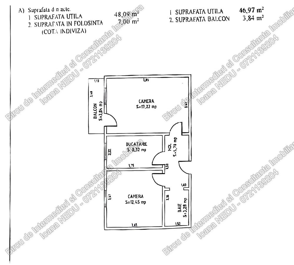 ►Casa de CULTURA 2 Camere Decomandate 51m² Mobilat Utilat Izolat Centrala - 6