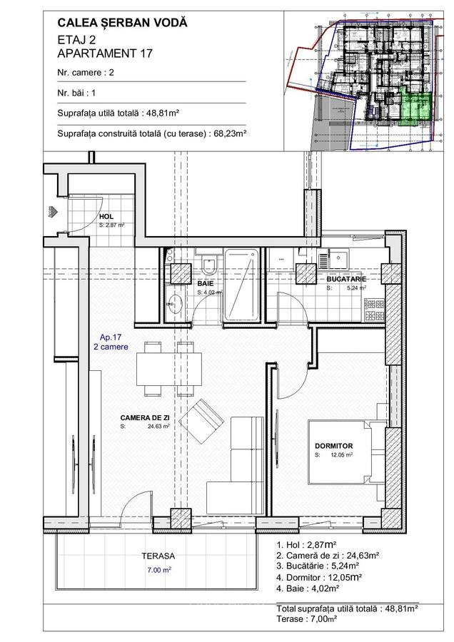 Tineretului - Carol vanzare apartament 2 camere - 2