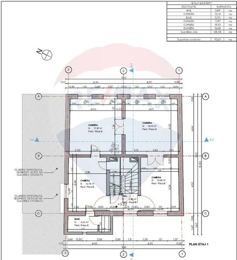 Vila pe str Alexandru Ioan Cuza, 10 camere, S + P + E, teren 282 mp - 15
