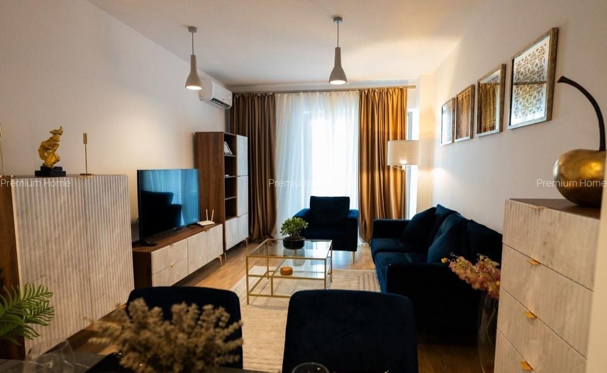 Apartament cu 2 camere semidecomandat, mobilat în Băneasa - 2