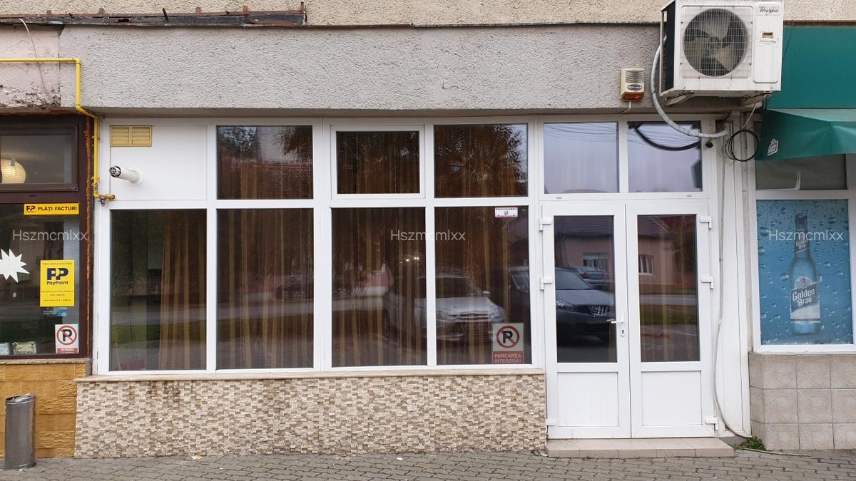 Dau in chirie spatiu comercial amenajat Arad, Poetului, 54 mp , parter bloc - 1