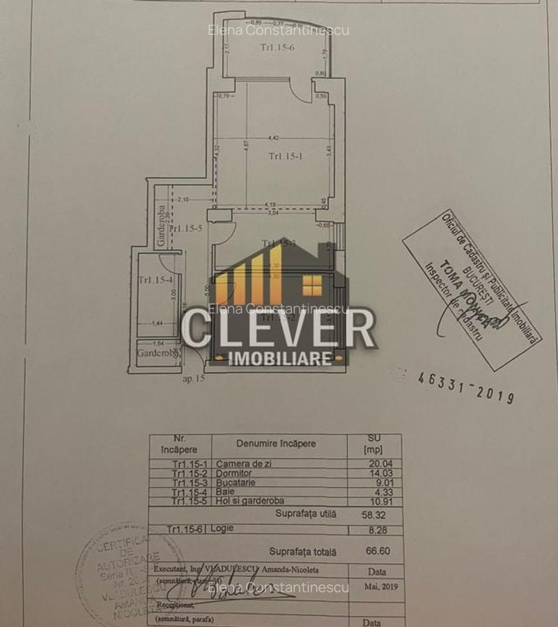 Apartament 2 camere Mobilat Utilat Theodor Pallady - 12