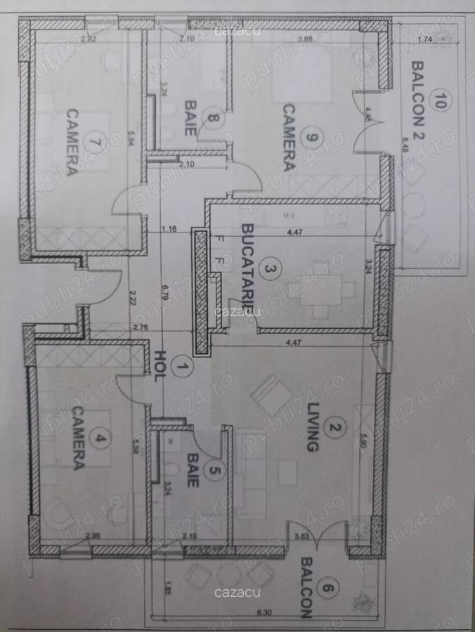 Apartament 4 camere bloc nou zona Torontal,Comision 0 - 1