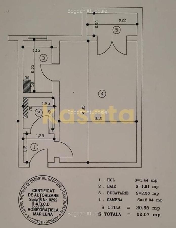 OPORTUNITATE | GARSONIERA FLOREASCA | ETAJ 1 | IDEAL INVESTITIE - 5