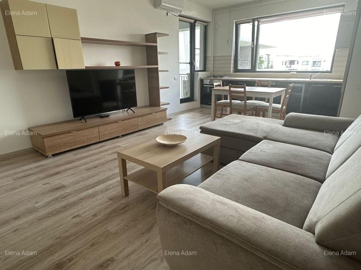 Apartament cu 2 camere semidecomandat, mobilat în Băneasa - 1