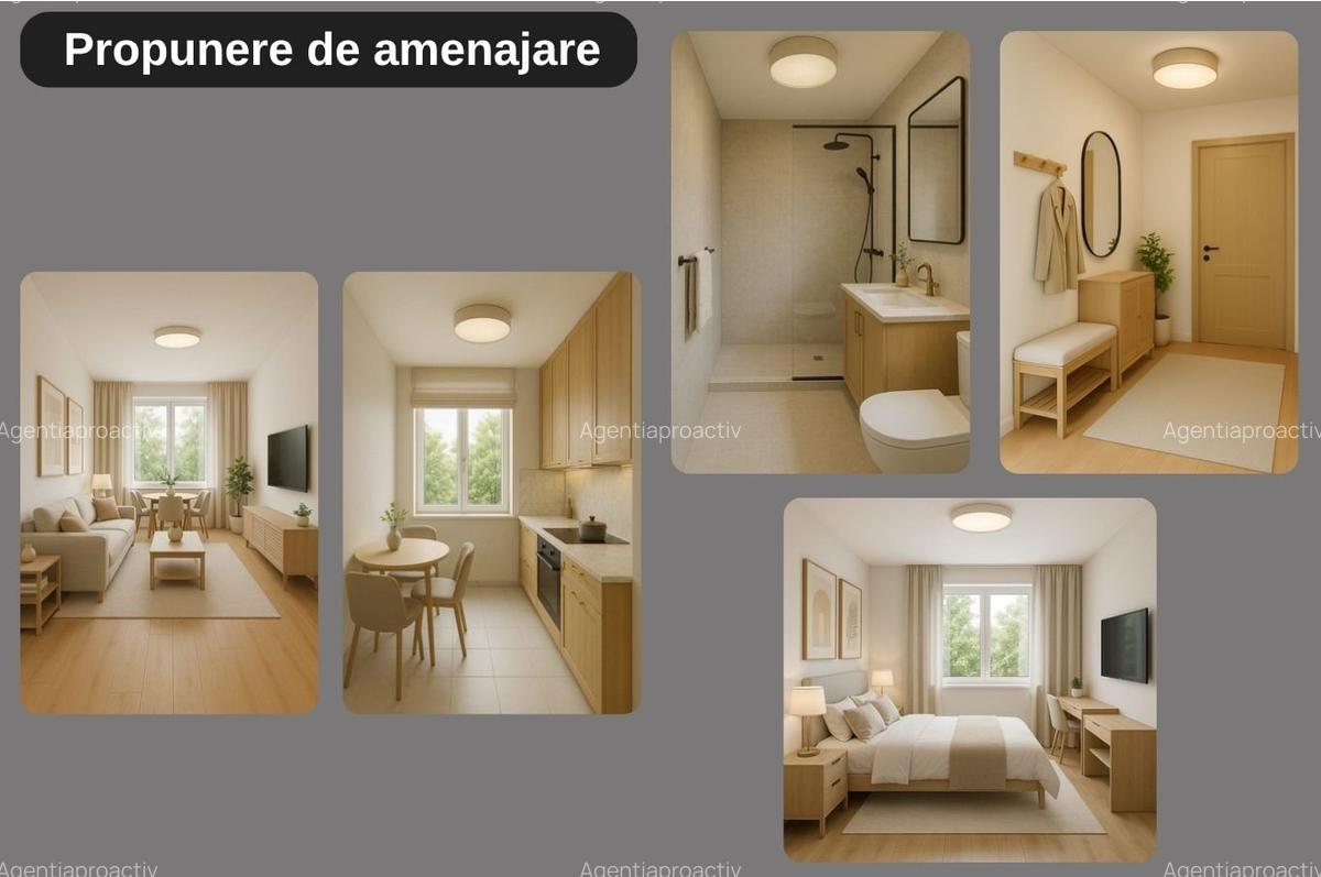 Apartament cu 2 camere, cartier Țiglina I, parter. - 3 Apartament cu 2 camere, cartier Țiglina I, parter. - 3