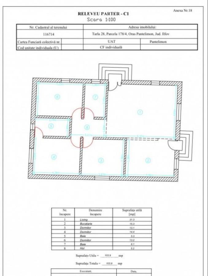 Casa noua, parter, 3 dormitoare, 2 bai - Pantelimon, Ferma A - 17