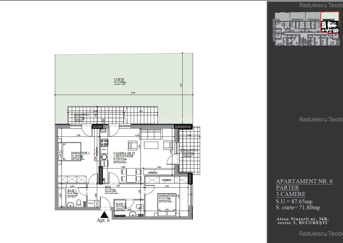 Apartamente 3 camere, Trapezului, P+2, Bloc NOU 2026! - 1