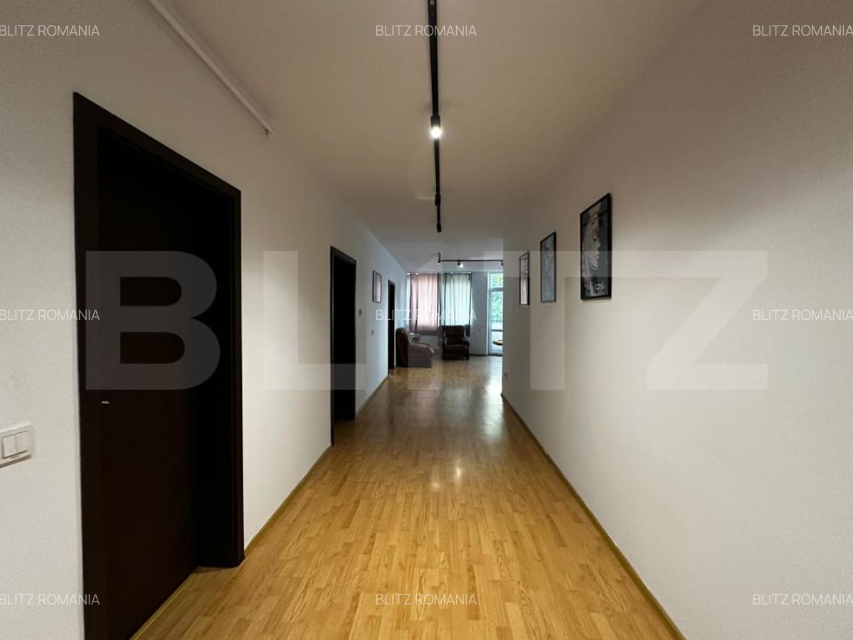 Apartament spatios de inchiriat - 3 camere, 2 bai, balcon - etaj 1, bloc nou - 3
