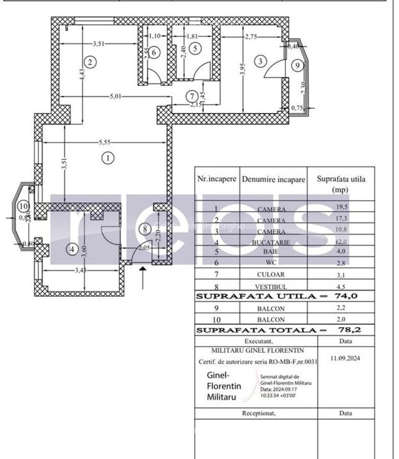 VANZARE 3 CAMERE -  SEMIDECOMANDAT - Mall Vitan - 13