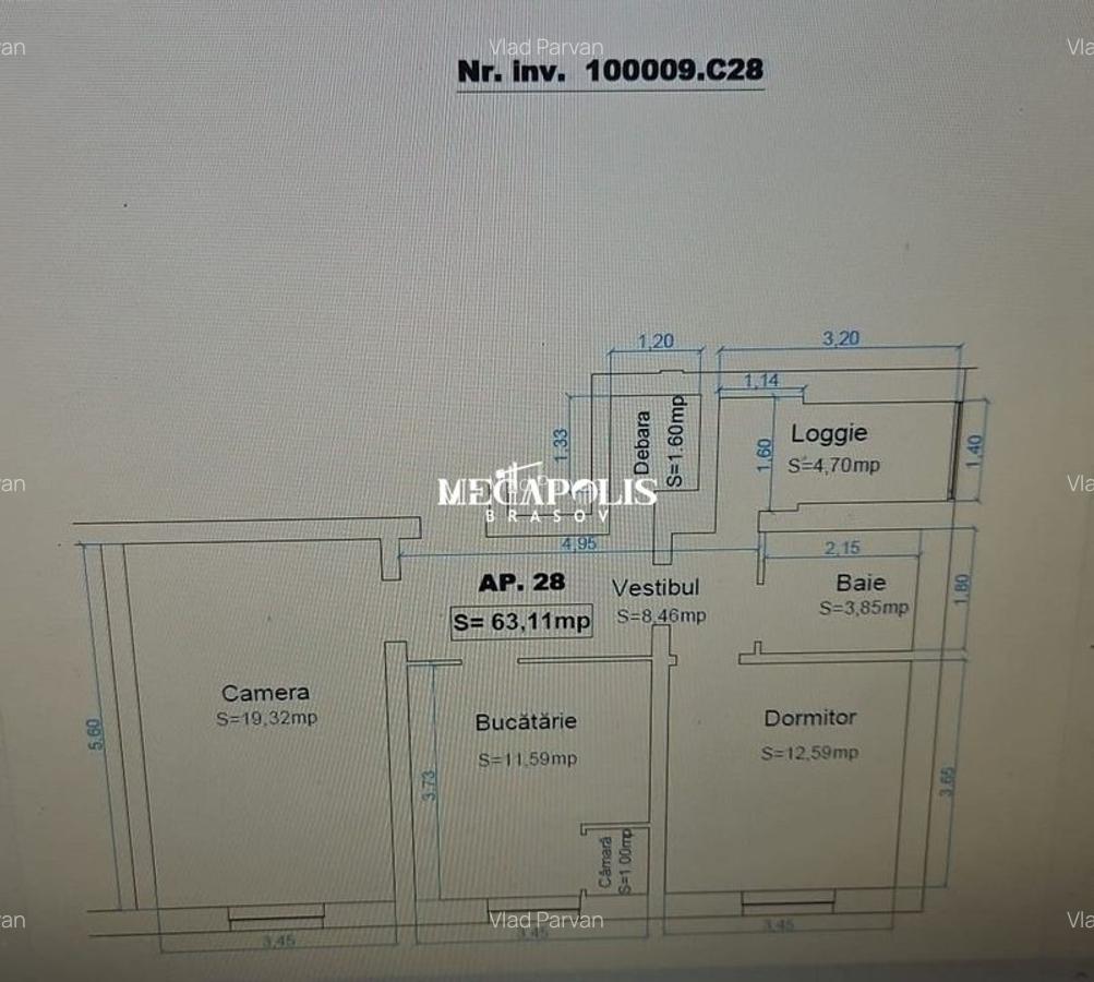 2  Camere | Decomandat | Renovat | 63mp | Avram Iancu - 18