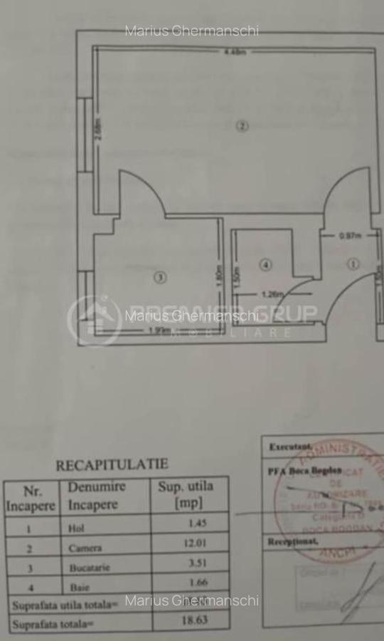 Garsonieră decomandată, mobilată în Podu Roș - 7