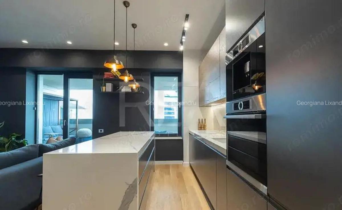 2 camere, penthouse, mobilat designer + 2 parcari Aviatiei Tower - 8