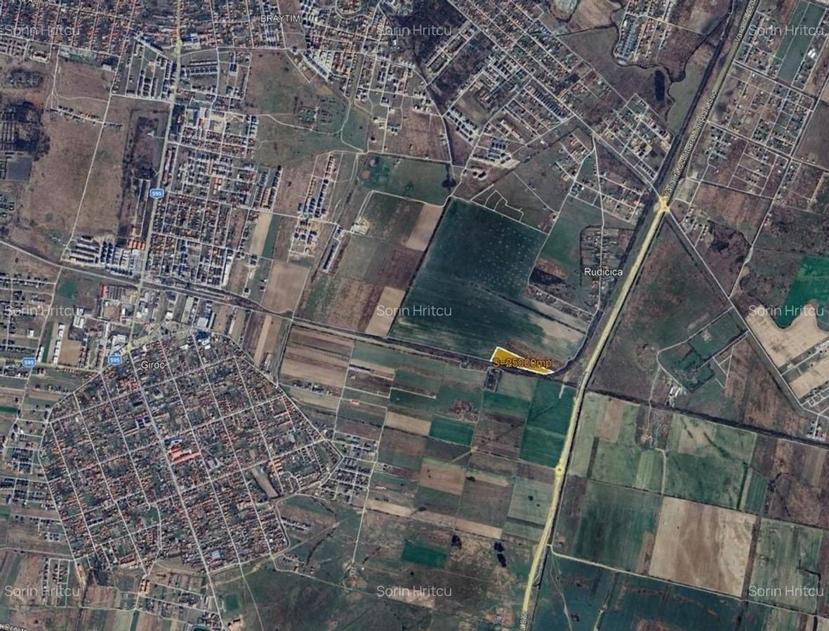 Teren agricol extravilan de 25000 mp, în Rudicica - 1
