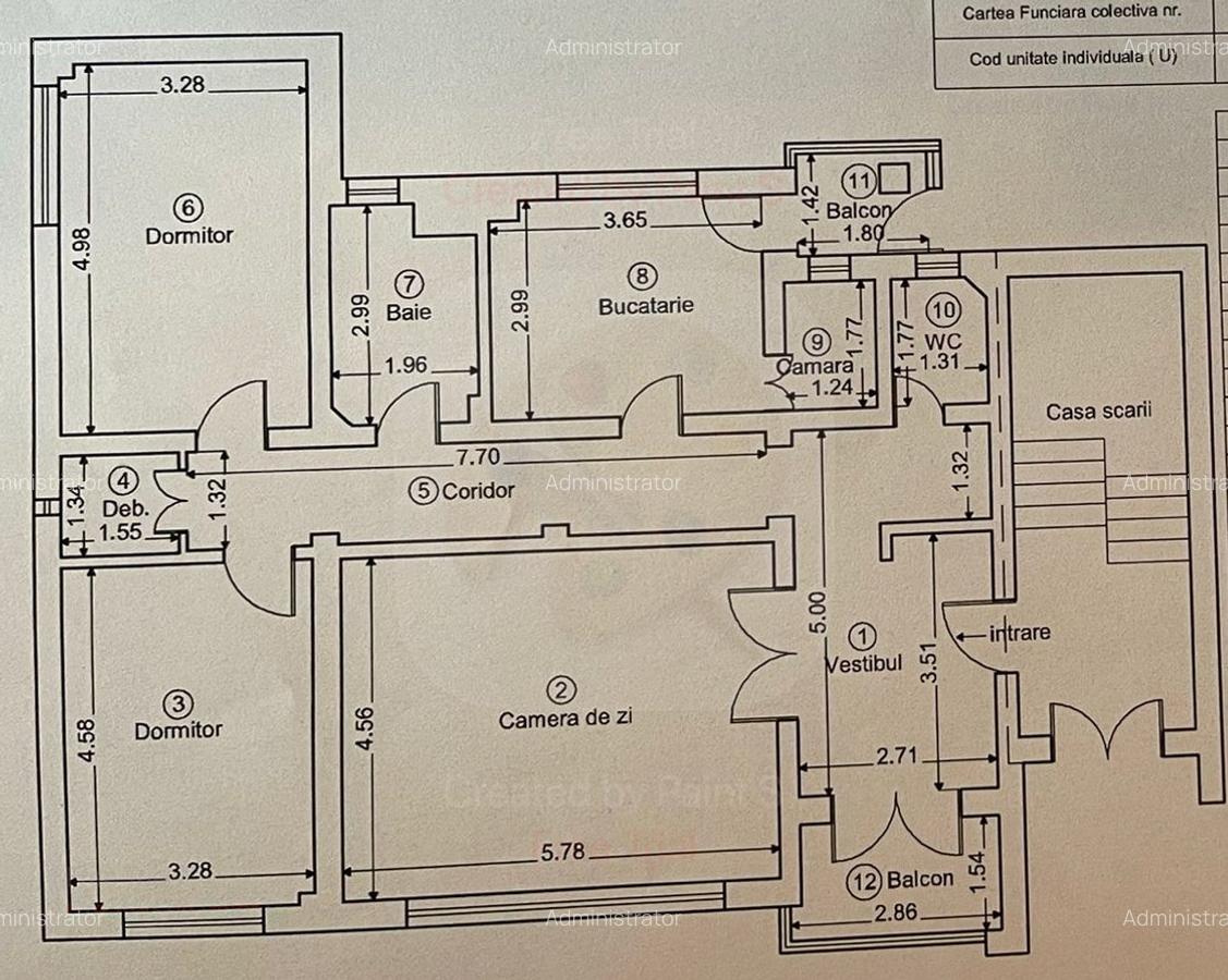 Apartament 3 camere in vila - 12