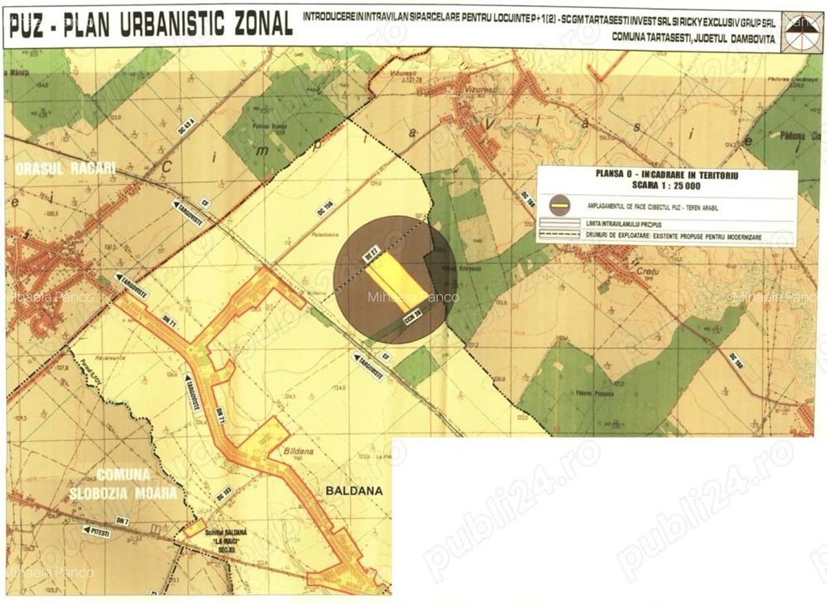 Teren de vanzare in comuna Tartasesti, jud. Dambovita - 3