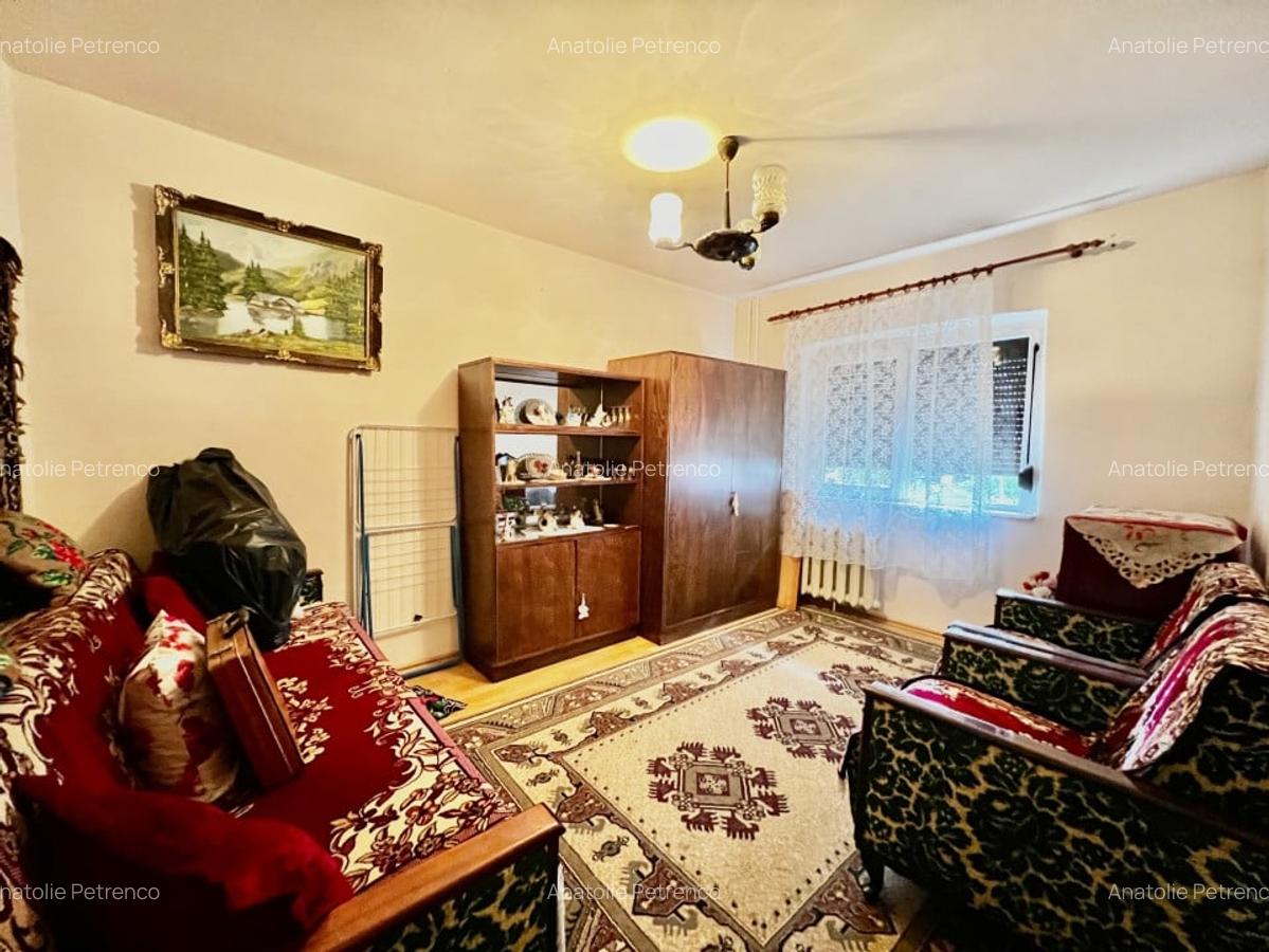 Apartament 2 camere, parter, semidecomandat, 53mp utili+balcon, zona Girocului - 3