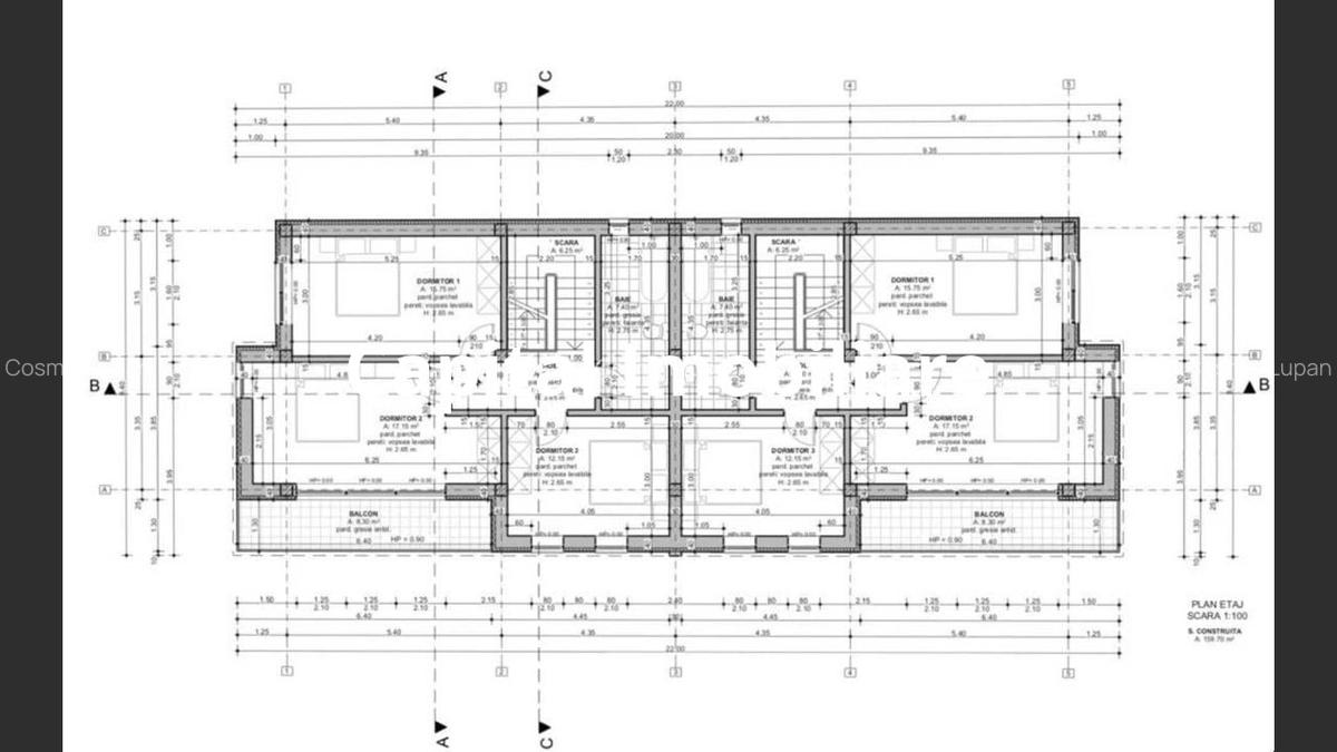 Casă duplex de vânzare, 120 mp, 4 camere, Râșnov - 9