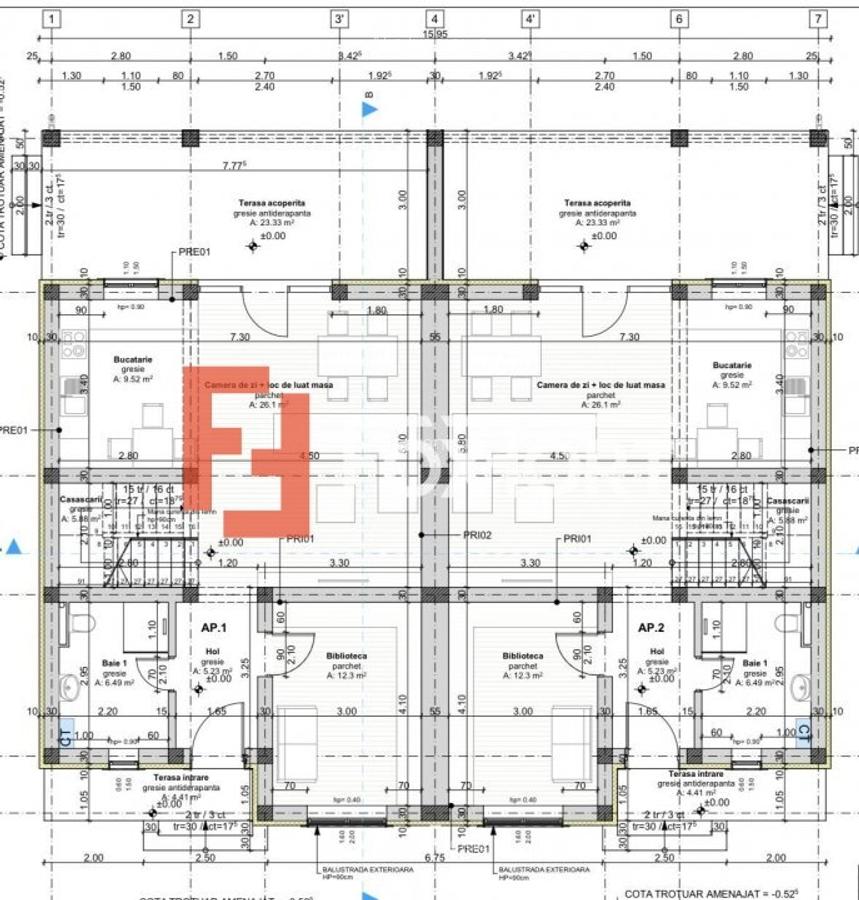 COMISION 0% Duplex exclusivist 5 camere - Calitate Premium! Zid dublu! - 3
