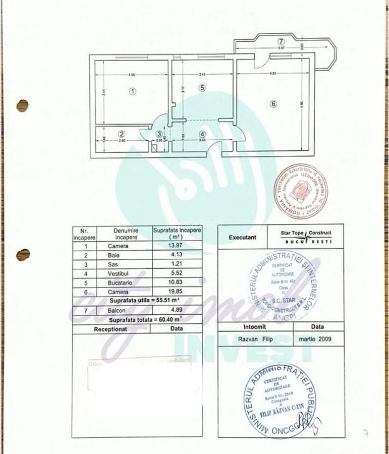 CENTRALA PROPRIE - 2 camere spatioase adiacent Nerva Traian - 10