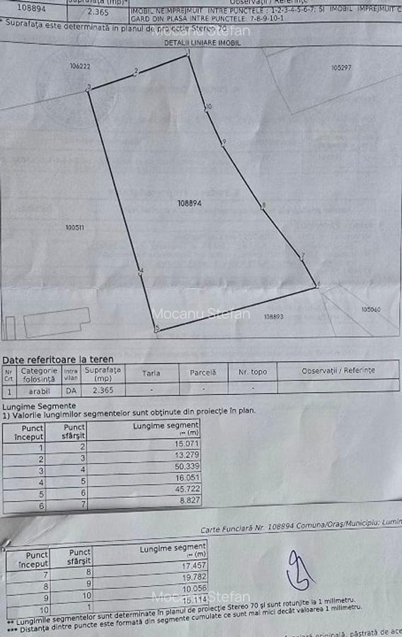 Vând 5 loturi teren intravilan Lumina începând de la 400mp - 4 Vând 5 loturi teren intravilan Lumina începând de la 400mp - 4