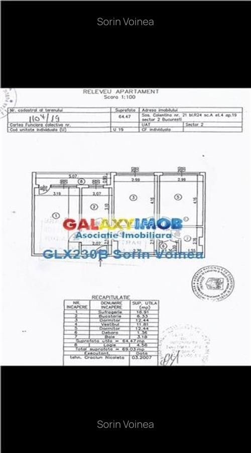 Apartament 3 camere Obor Colentina | decomandat | parcare | Comision 0 - 17