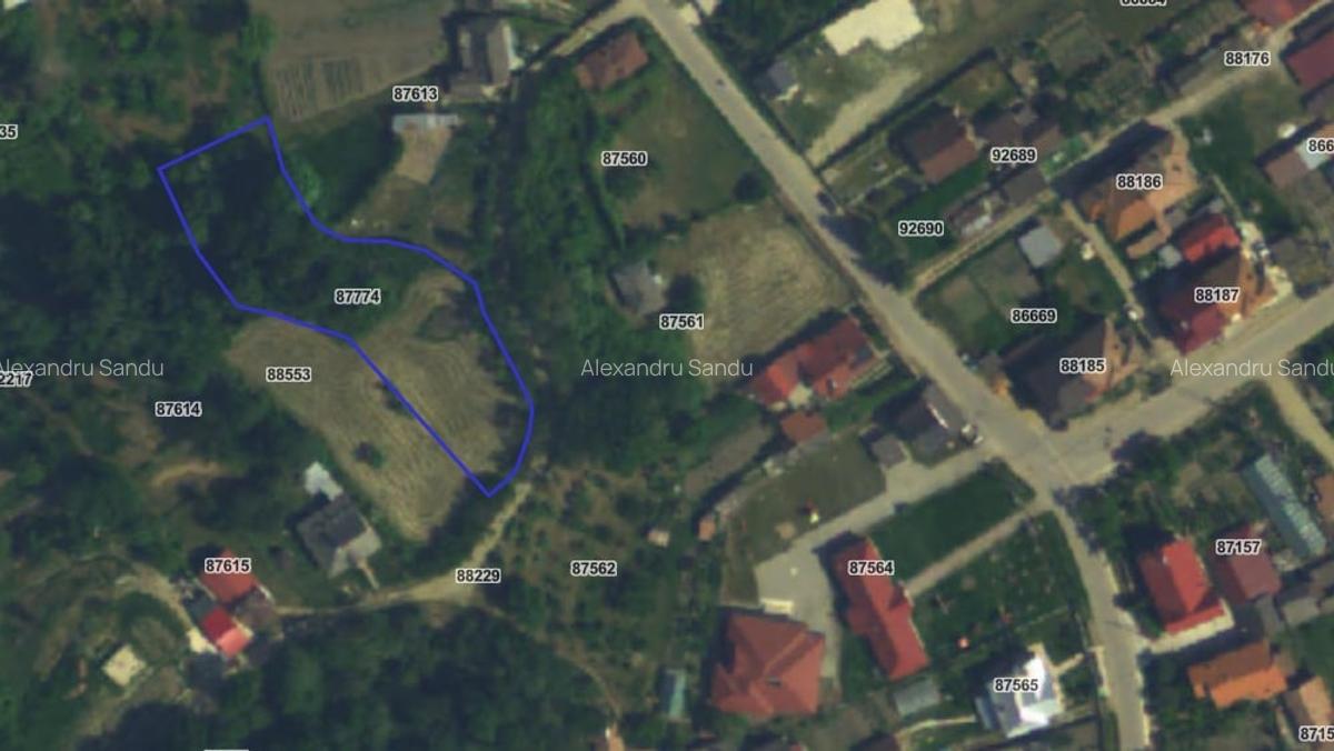 Teren de vanzare – comuna Merisani zona Camin Cultural - 1