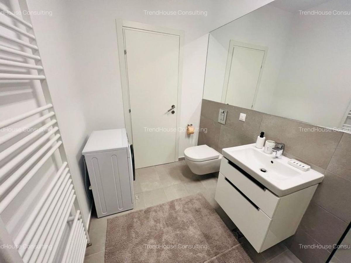 Apartament cu 2 camere semidecomandat, mobilat în Băneasa - 14