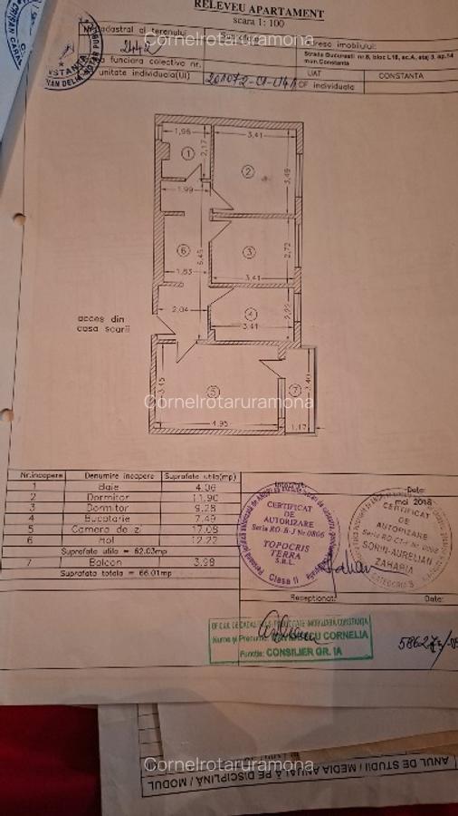 Persoană fizică vând apartament 3camere decomandat - 1