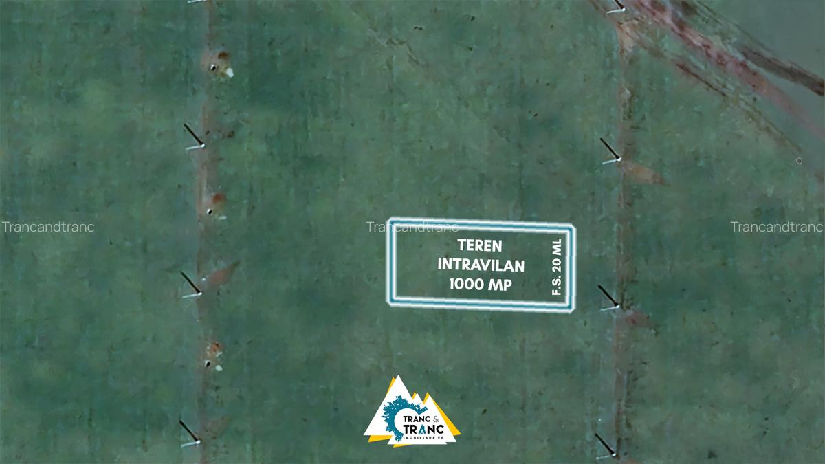 Teren intravilan de 1000 mp, in Zimandcuz - 1