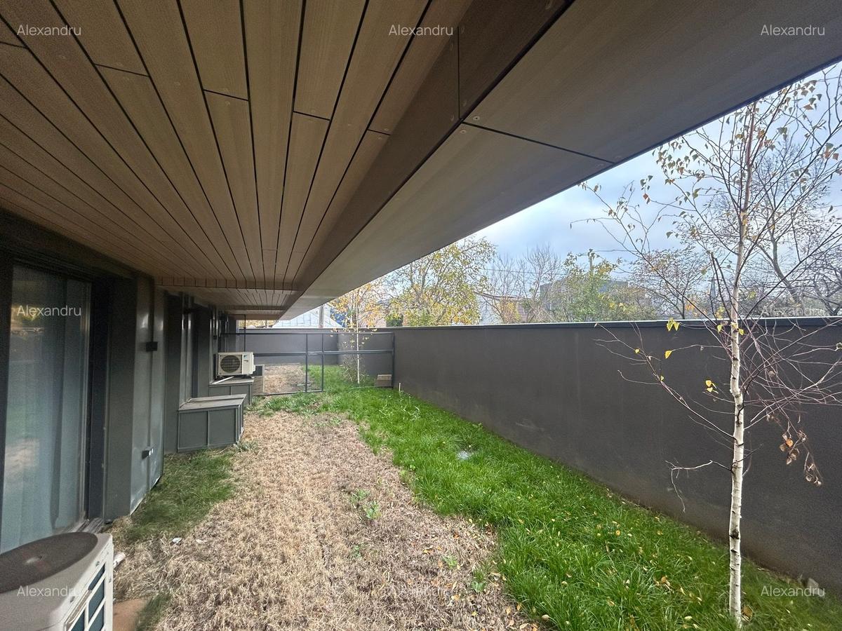 Aviatiei, 2 camere de lux, 2 bai, parter, curte 60 mp - 12