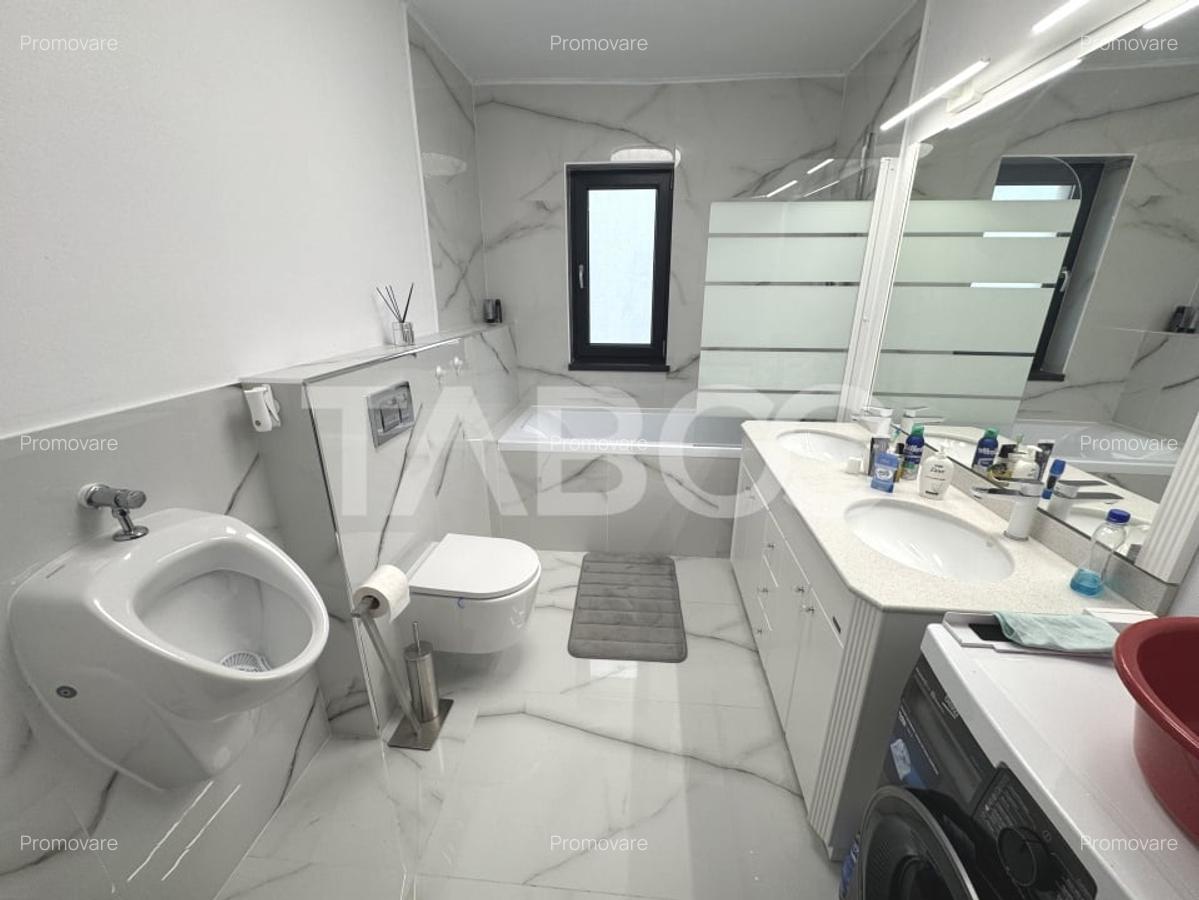 Casa superba de vanzare cu 5 camere 2 bai carport teren 297 mp Sibiu - 7