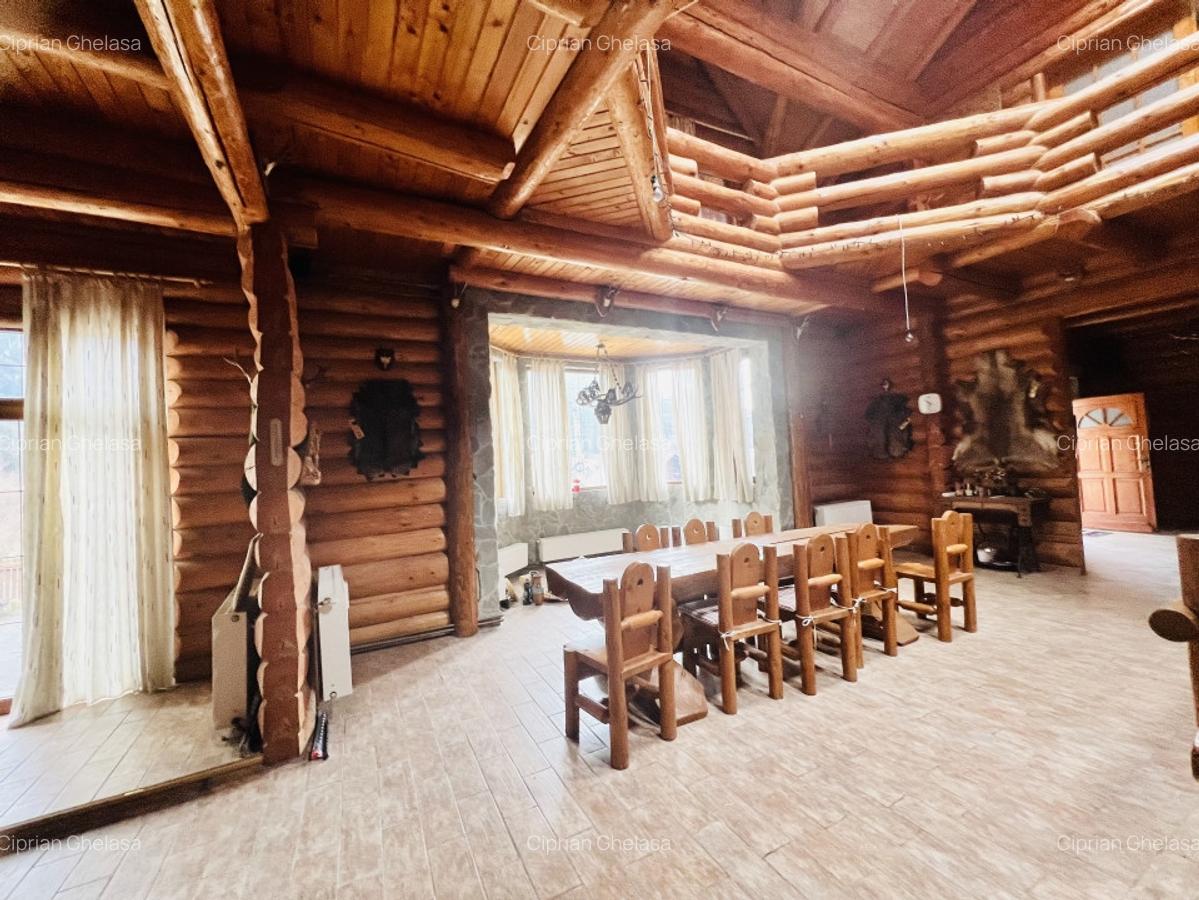 Cabana vanatoreasca din lemn cu vedere spectaculoasa, langa Castelul Cantacuzino - 11