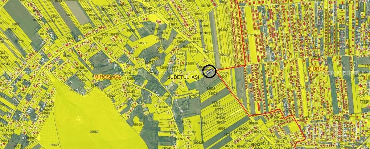 OCAZIE! Ciurbesti Miroslava teren 1500mp doua loturi intravilan la sos de centur - 3