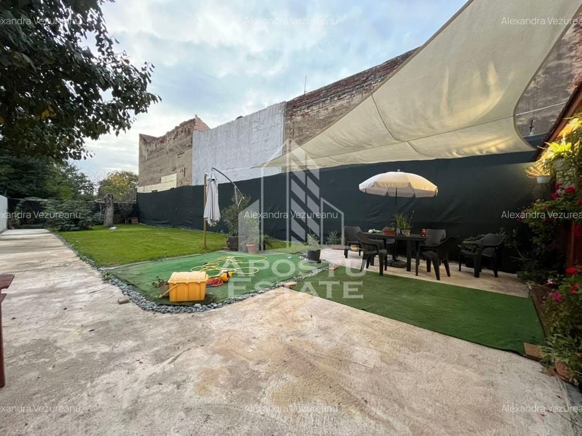 Casa individuala, 6 camere, 3 bai, garaj,acces auto, teren de 411 - 19