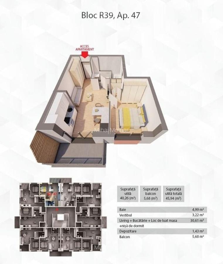 Apartament nou de vânzare - ARED City, Arad | Finalizare 2026 - 9